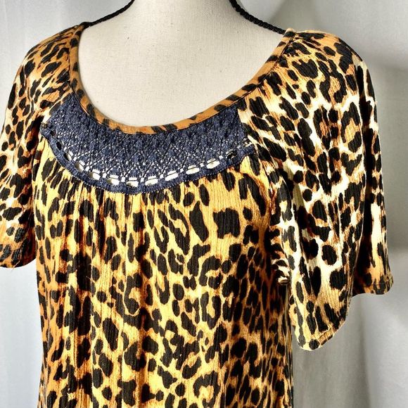 Phases Vintage House Dress Animal Print Size Small - Picture 2 of 11